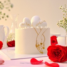FOREVER YOURS RIBBON CAKE