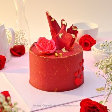 ROSE EMBRANCE CHOCOLATE CAKE