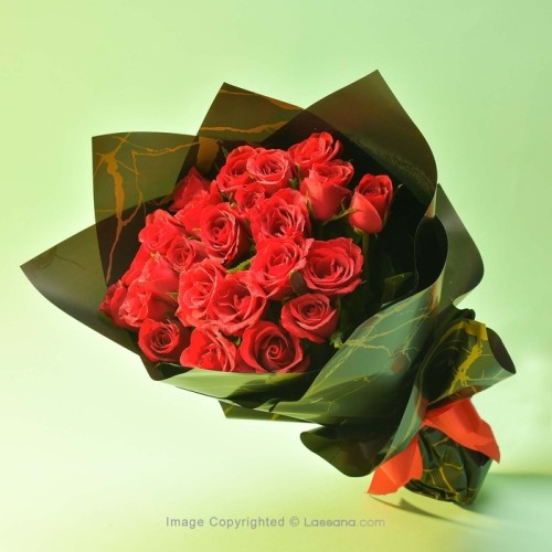 ROSE BOUQUET - 20 RED ROSES