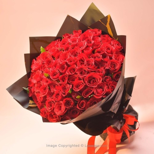 RED ROSE LOVE - 50 RED ROSES