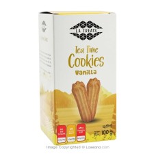 LA TREATS - TEA TIME VANILLA COOKIES 100G