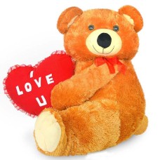 XXL Teddy with love heart