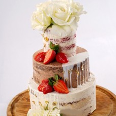 Trio Fantasy Naked Cake 2.5Kg (5.5Lbs)