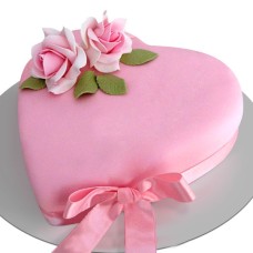 Pink Romance Ribbon Cake - 2.2 Lbs