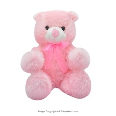 BABY PINK FLUFFY TEDDY BEAR- 12''