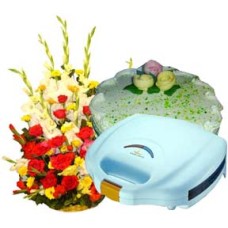 Sandwich Maker WithCake And Flower Basket