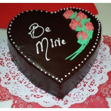 Yummy Yummy- 3.3 Pounds Rich Chocolate Heart Cake