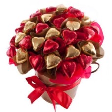 Heart Shaped Chocolate Bouquet