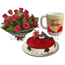 Red Rose W/ Cake & Mother's Day Mug