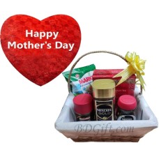 Mother's day pillow W/ Gourmet basket