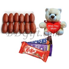 Kalojam With Teddy bear & chocolates