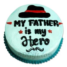 1 Pound Customized Round Vanilla Cake
