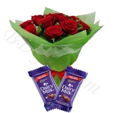 Red Roses w/ Chocolate