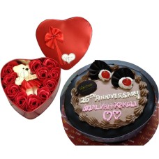 Cake W/ love box
