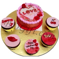 (001) Valentine's Cake Package