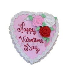 2.2 Pounds Vanilla Heart Cake