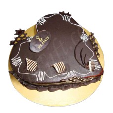 (16) Mr. Baker - Half kg Chocolate Heart Cake