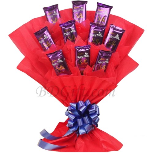 Dairy Milk Silk Chocolate Bouquet