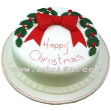 (41) Yummy Yummy- 3.3 Pounds Vanilla Round Cake For X- mas