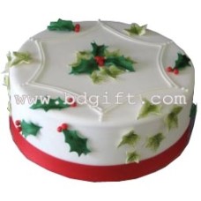 (44) Yummy Yummy- 3.3 Pounds Vanilla Round Cake For X- mas