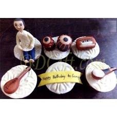 Song lover cupcake