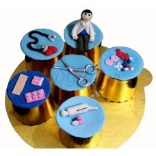 Doctor Themed Cupcakes