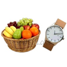 (07) Fruit Basket W/ Watch