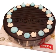 (003) Cooper's - 2.2 Pounds Chocolate Round Cake