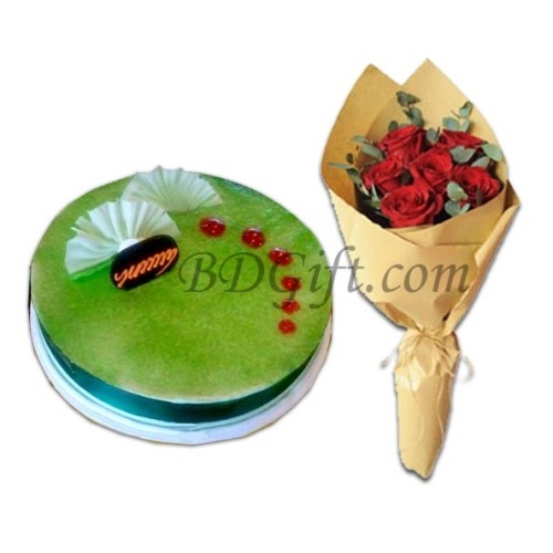 (14)Yummy Yummy's Cake with Roses