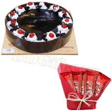 Cake and chocolate