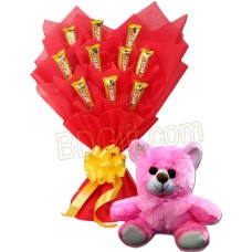 Chocolate bouquet and Bear