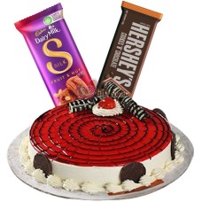 Cherry Cake with Chocolates