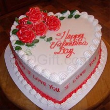 (05) 2.2 Pounds Black Forest Heart Cake