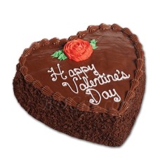 (04) 2.2 Pounds Chocolate Heart Cake