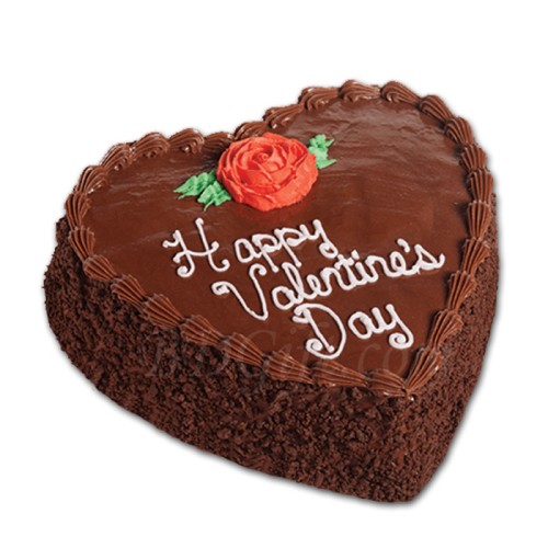 (04) 2.2 Pounds Chocolate Heart Cake