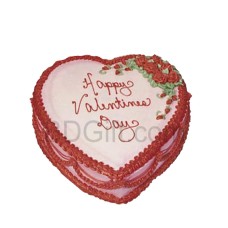 (42) 4.4 pounds Vanilla Heart Cake