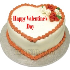 2.2 Pounds Vanilla Heart Cake