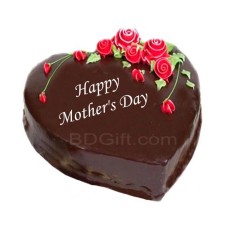 (10) 3.3 Pounds Chocolate Heart Cake