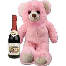 (27) Bear W/ Sparkling Non Alcoholic Juice