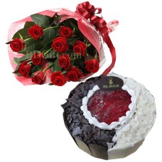 (51) Cake W/Rose