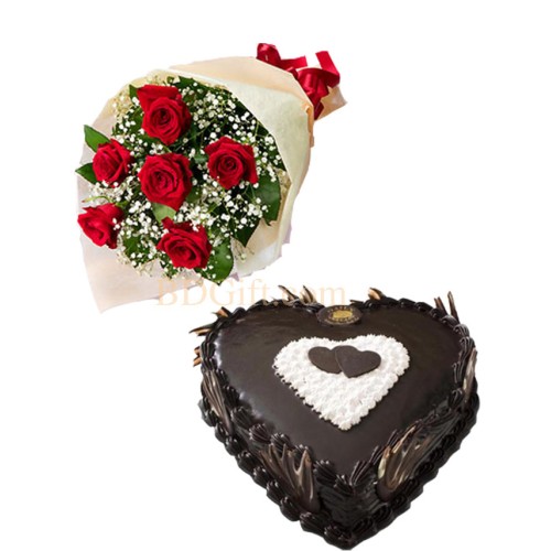Cake W/ Flower