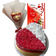 Cake W/ Chocolate & Card