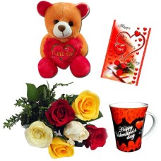 Flower W/ Teddy Bear