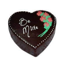(12) Yummy Yummy- 3.3 Pounds Rich Chocolate Heart Cake