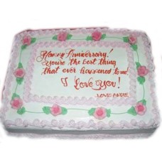 Simply Elegant Cake (12 X 16)
