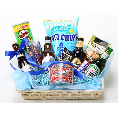 Beer and Gourmet Gift basket