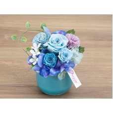 Chouette blue(Preserved Flower)