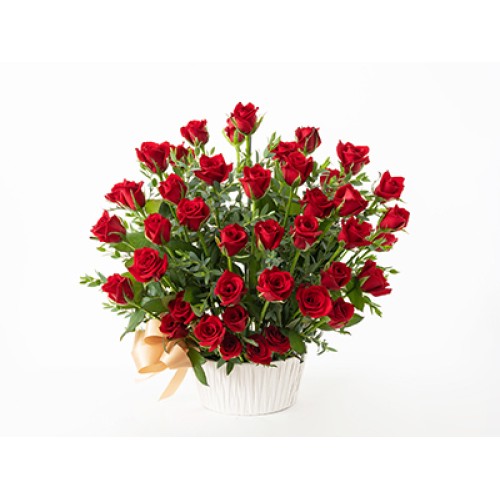 50 Roses Arrangementï Rougeï