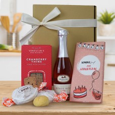 Gift basket birthday greeting