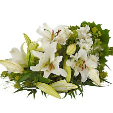 Symbathy Arrangement with lilies Symbathy Arrangement with lilies